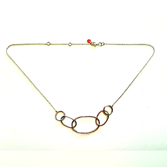 Jewelry - Delicate 925 Sterling Silver necklace with 3 Adjustability Stations